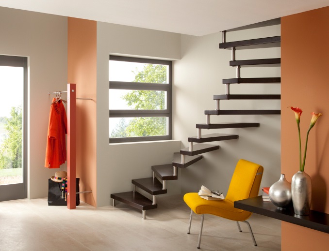 Bolzentreppen Freitragende Tragbolzentreppen Aus Holz Arcus Treppen