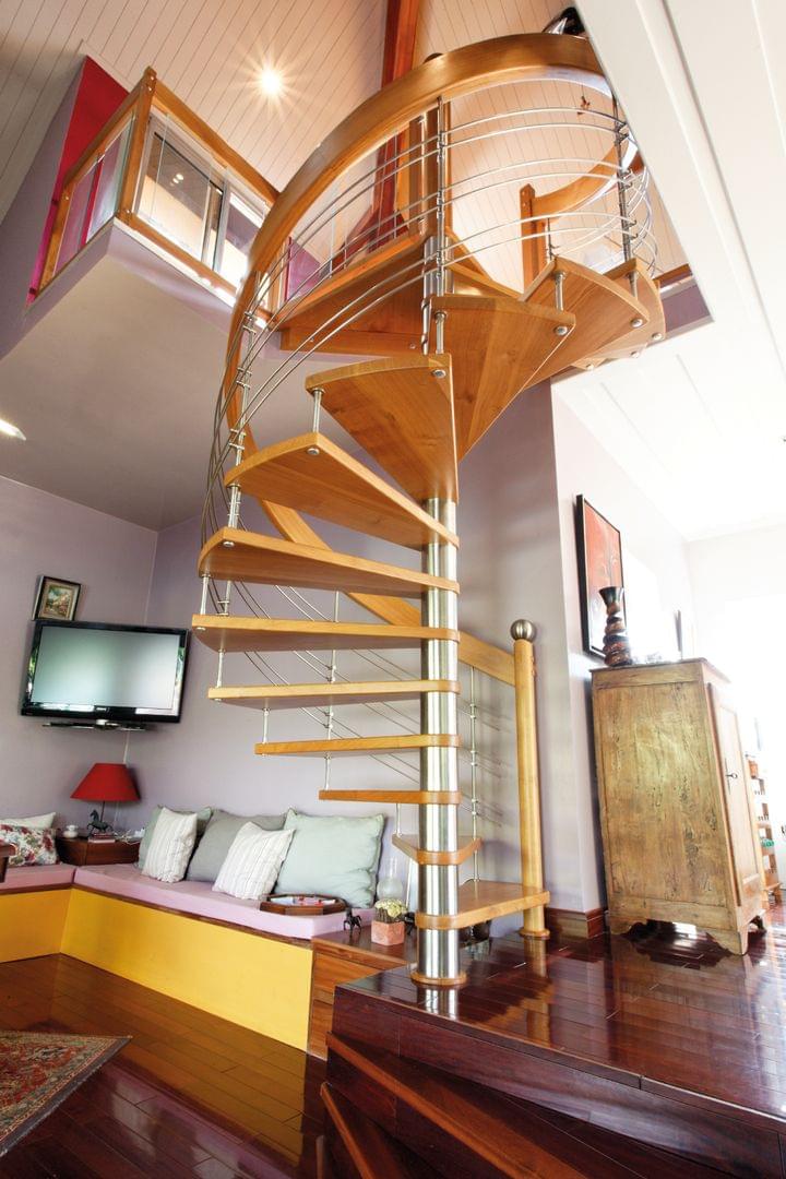 Wird eine Spindeltreppe als einzige Treppe eingesetzt, muss sie eine nutzbare Laufbreite von mindestens 80cm vorweisen. 